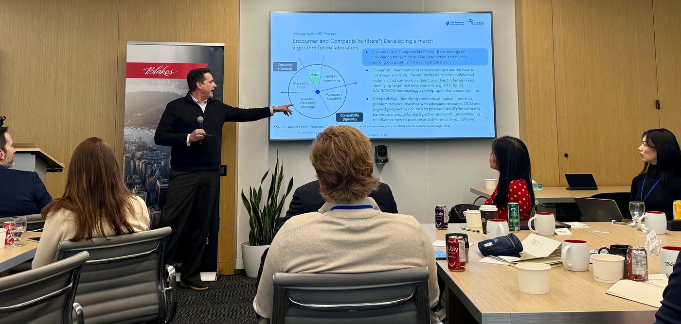A faculty member teaching a session